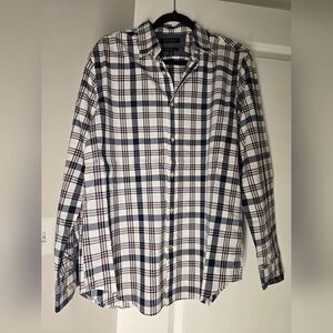 Banana Republic Camden Fit Long Sleeve Plaid Button Up Men's